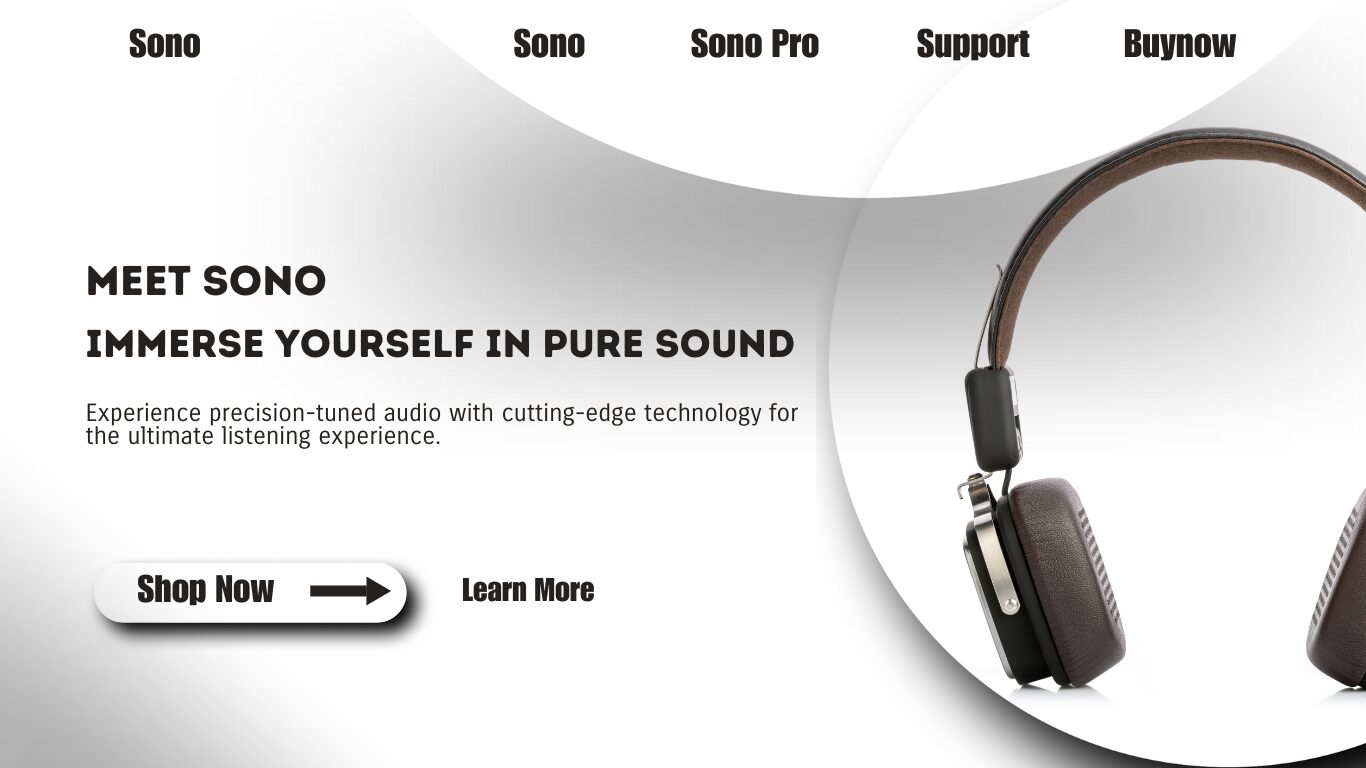 Sono Landing Page