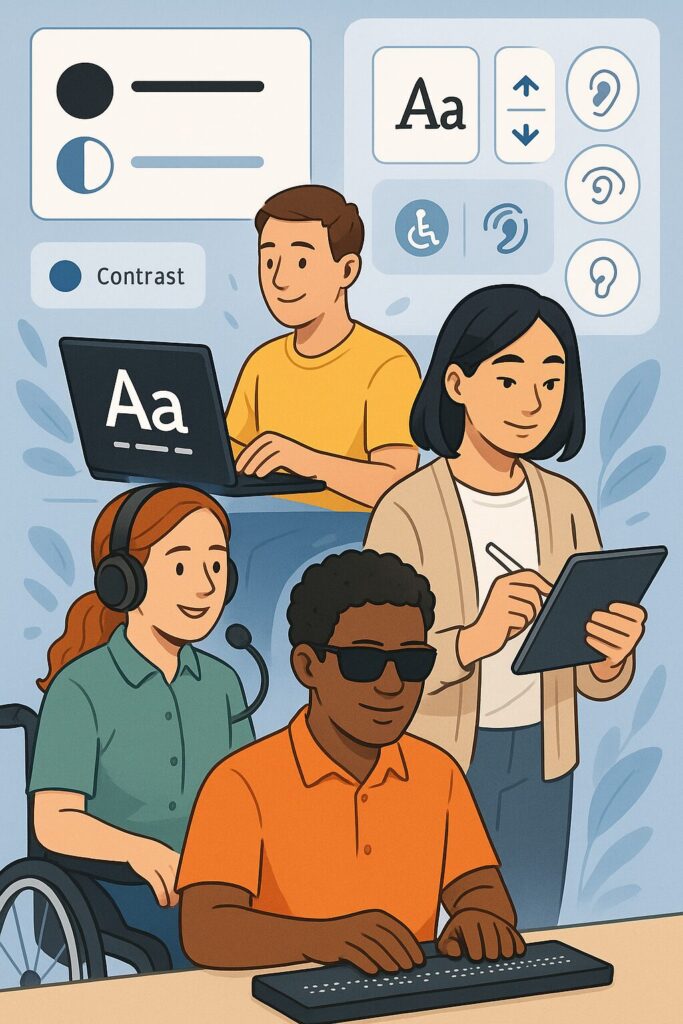 20250429 2323 Accessible Digital Interaction simple compose 01jt2beb8def6rpn969eswwgf4